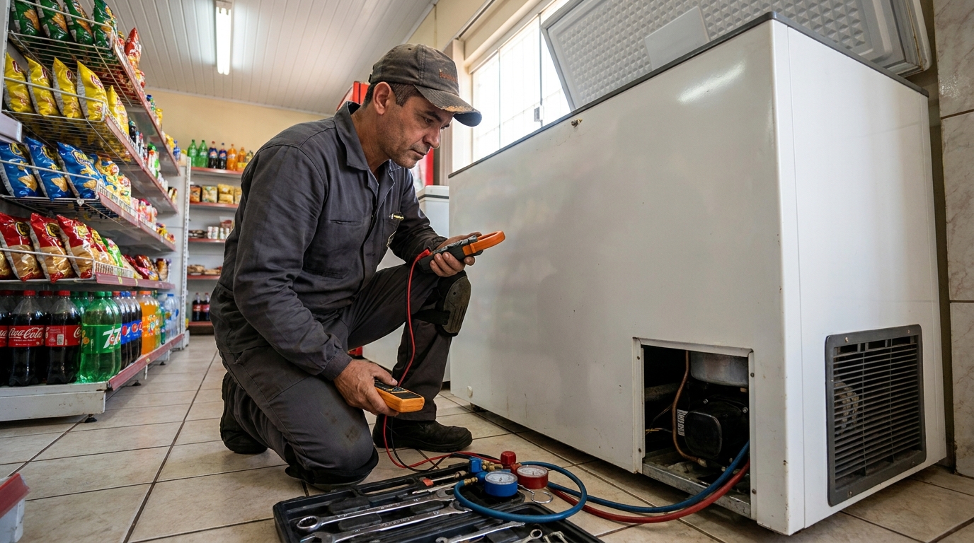 Conserto de placa eletrônica de freezer em Osasco‑SP